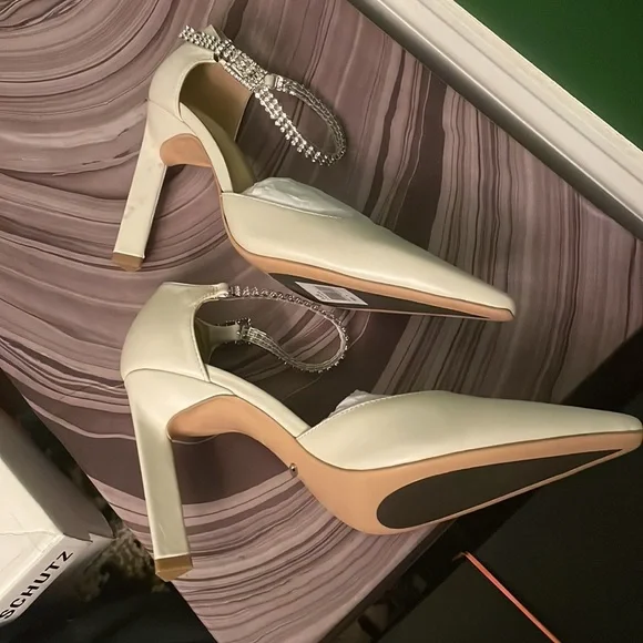 Tony Bianco Eliza Heel in Dove Nappa from REVOLVE - Picture 7 of 9